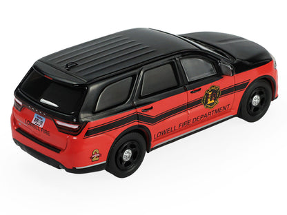 GreenLight 2019 Dodge Durango "Lowell Arkansas Fire Department" Red and Black with Stripes "Fire & Rescue" Series #5 1/64 Diecast Model Car by <h2>2019 Greenlight</h2> <p>High-quality perfect for coll