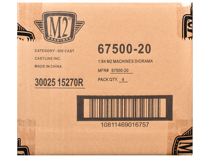 "Auto News" Release 20 Set of 4 Cars Limited Edition to 4500 pieces Worldwide 1/64 Diecast Model Cars by M2 Machines