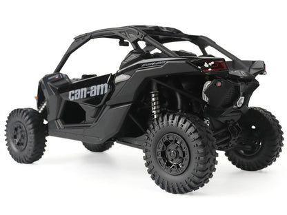 Can-Am Maverick X3 X RS Turbo RR Black 1/12 T&y Diecast Model by BRP Models