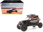 Can-Am Maverick X3 X RS Turbo RR with Roof Rack Chalk Gray and Orange 1/12 T&y Diecast Model by BRP Models
