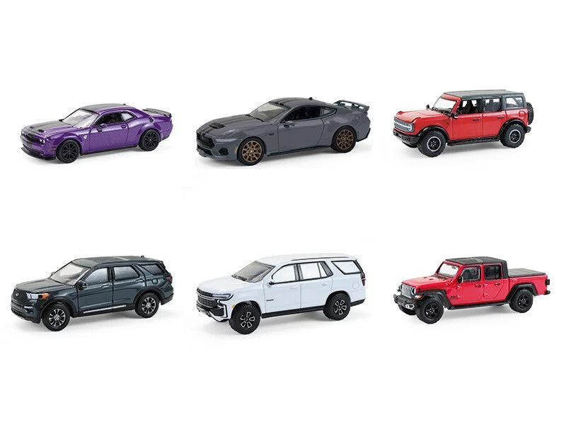 GreenLight "Showroom Floor" Series 7 Set of 6 Cars 1/64 Diecast Model by <h2>"Showroom Greenlight</h2> <p>High-quality car perfect for collectors and enthusiasts. Features detailed interior exterior c