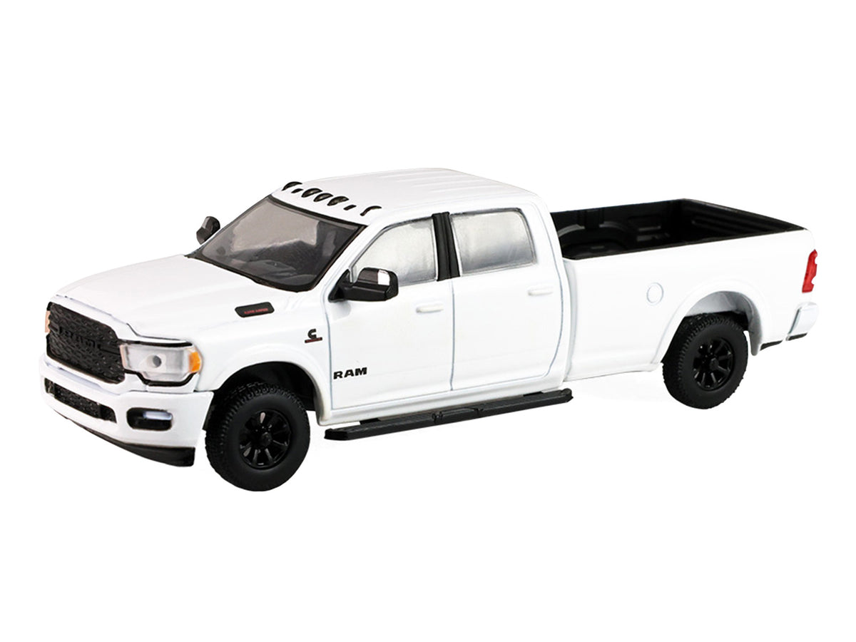 2023 Ram 2500 Bighorn Pickup Truck White 8 1/64 Diecast Model - Greenlight
