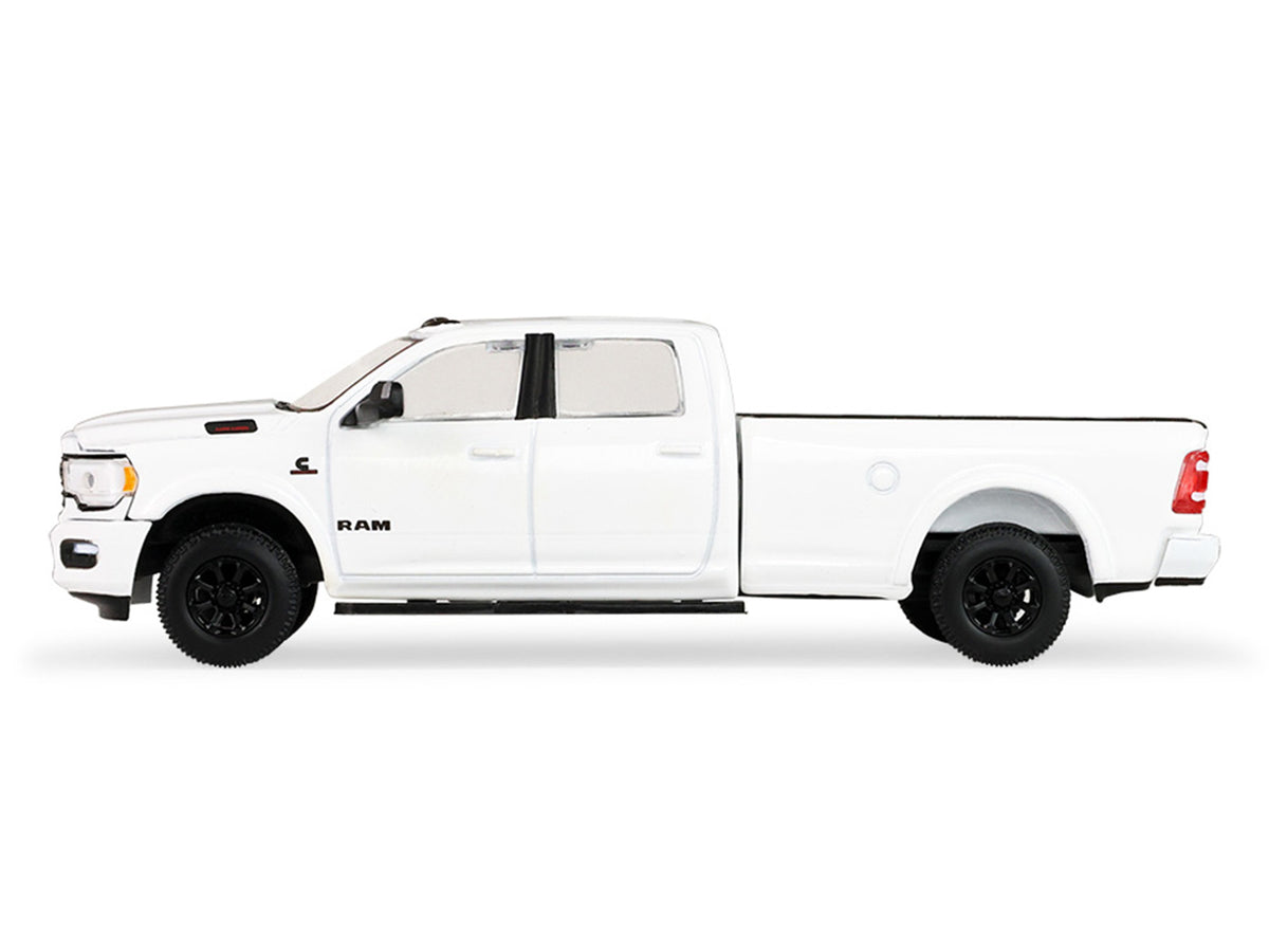 2023 Ram 2500 Bighorn Pickup Truck White 8 1/64 Diecast Model - Greenlight