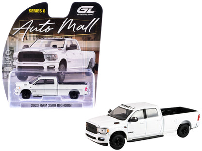 2023 Ram 2500 Bighorn Pickup Truck White 8 1/64 Diecast Model - Greenlight
