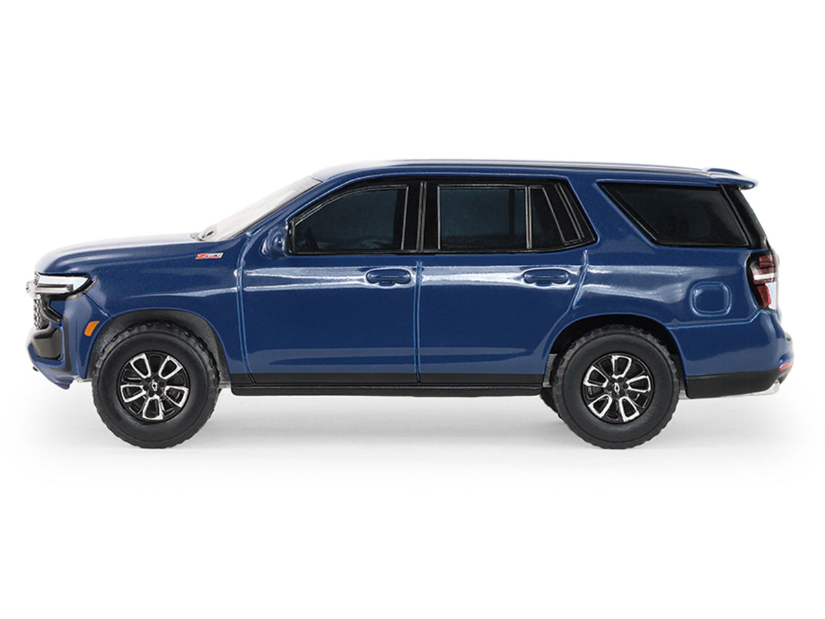 2024 Chevrolet Tahoe Midnight Blue Metallic 1/64 Diecast Model Car - Greenlight