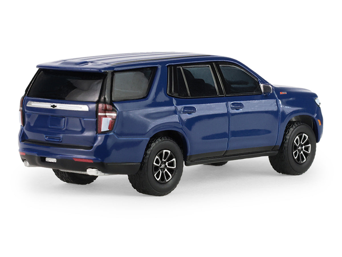 2024 Chevrolet Tahoe Midnight Blue Metallic 1/64 Diecast Model Car - Greenlight