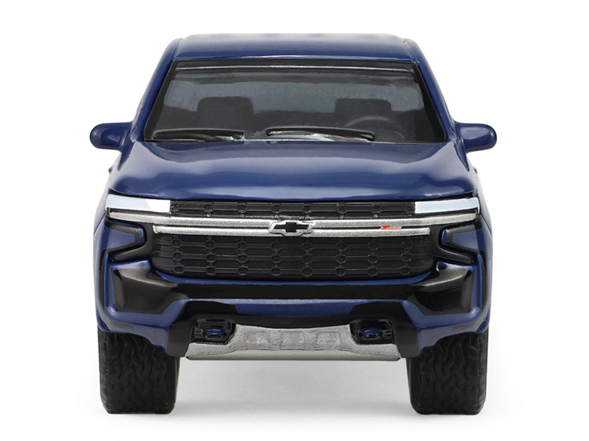 2024 Chevrolet Tahoe Midnight Blue Metallic 1/64 Diecast Model Car - Greenlight