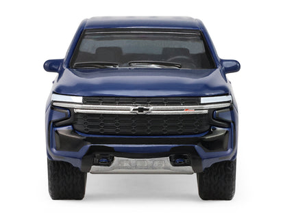 2024 Chevrolet Tahoe Midnight Blue Metallic 1/64 Diecast Model Car - Greenlight