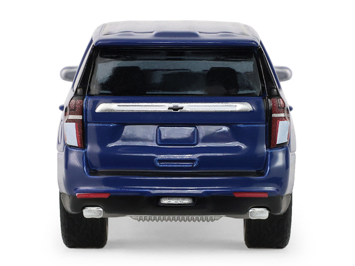 2024 Chevrolet Tahoe Midnight Blue Metallic 1/64 Diecast Model Car - Greenlight