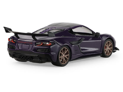2025 Chevrolet Corvette ZR1 Hysteria Purple 1/64 Diecast Model Car - Greenlight