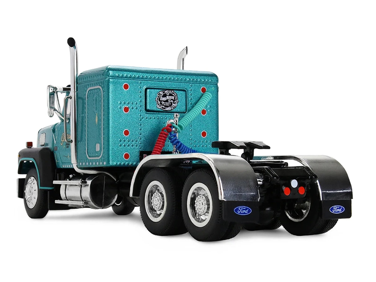 Ford LTL 9000 48Red's Favorites - Tom Sercombe Turquoise Metallic 1/64 Diecast