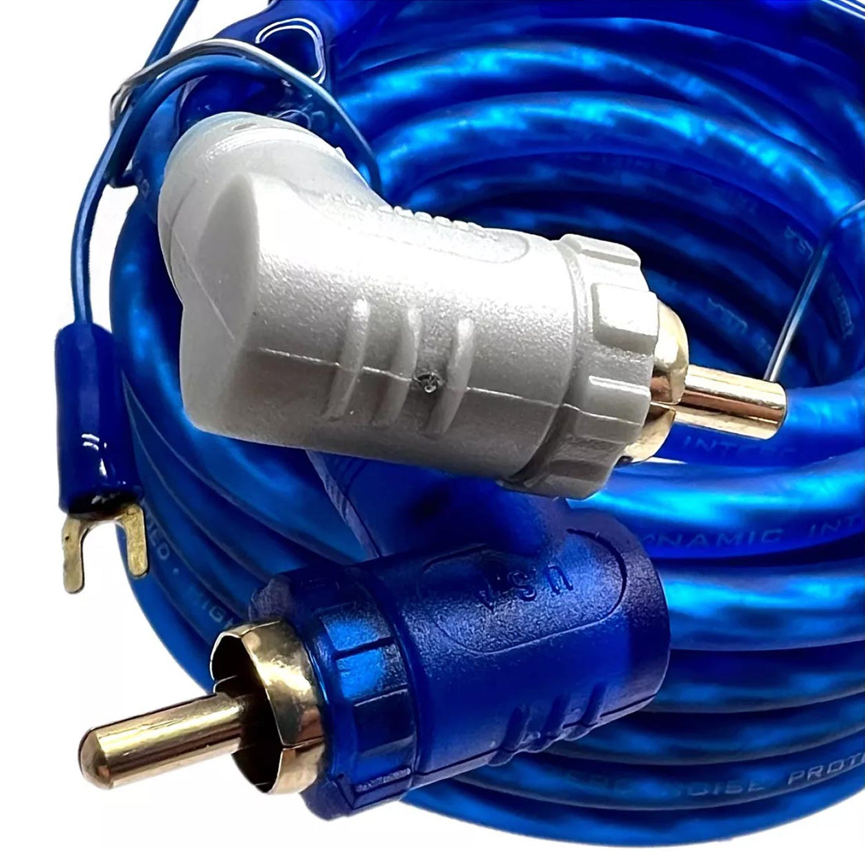 XScorpion 6-Foot Right Angle Triple Shielded RCA Cable with Remote Wire