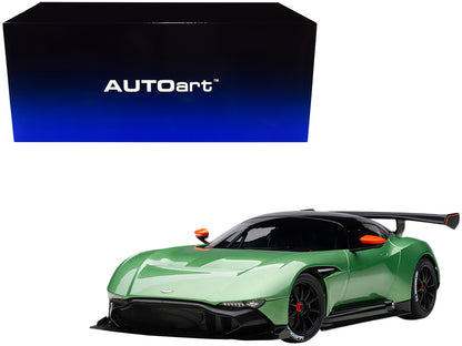 Aston Martin Vulcan Apple Tree Green Metallic with Orange Accents and Carbon Top 1/18 Model Car by Autoart <h2>Aston Autoart</h2> <p>High-quality diecast perfect for collectors enthusiasts. Features d