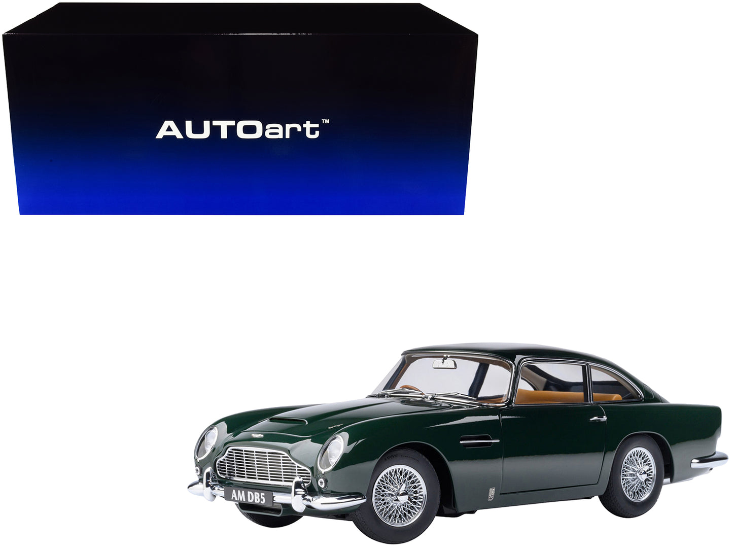 Aston Martin DB5 RHD (Right Hand Drive) British Racing Green 1/18 Model Car by Autoart <h2>Aston Autoart</h2> <p>High-quality diecast perfect for collectors and enthusiasts. Features detailed interior