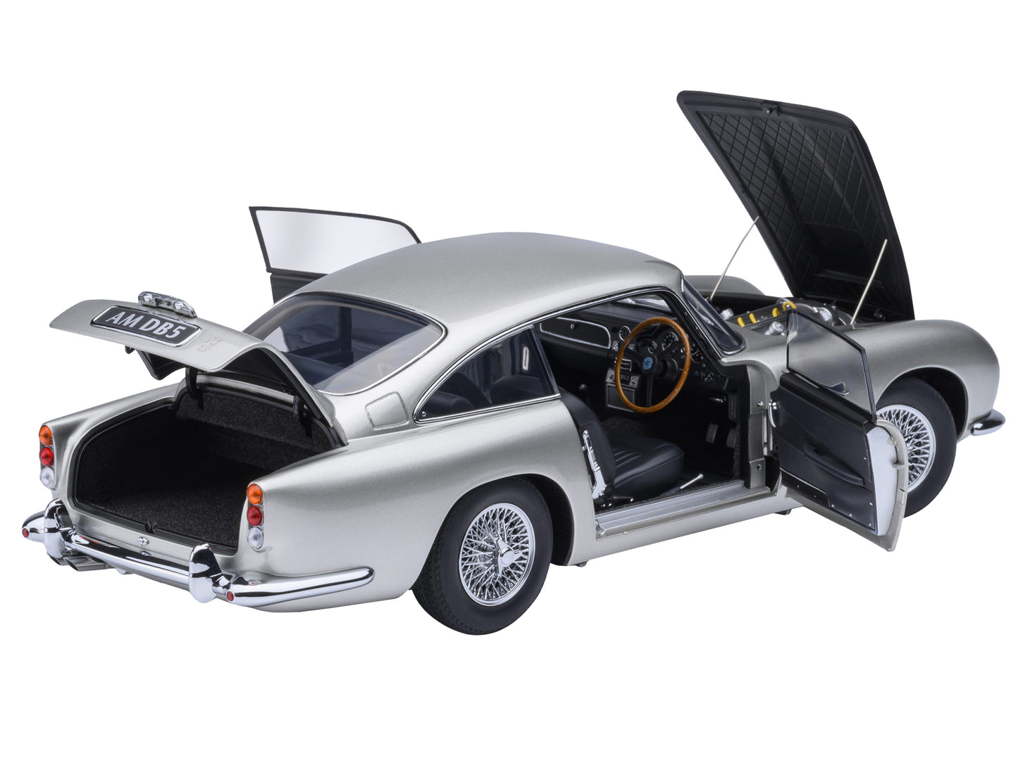 Aston Martin DB5 RHD (Right Hand Drive) Birch Silver 1/18 Model Car by Autoart <h2>Aston Autoart</h2> <p>High-quality diecast perfect for collectors and enthusiasts. Features detailed interior exterio