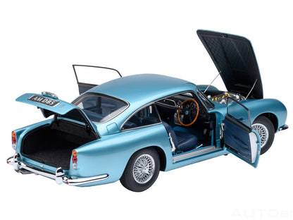 Aston Martin DB5 RHD (Right Hand Drive) Caribbean Pearl Blue Metallic 1/18 Model Car by Autoart <h2>Aston Autoart</h2> <p>High-quality diecast perfect for collectors and enthusiasts. Features detailed