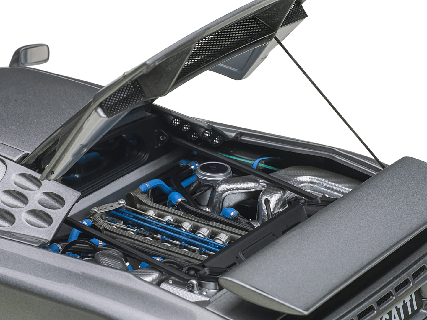 Bugatti EB110 SS Super Sport Grigio Metalizzatto Silver Metallic with Wheels 1/18 Model Car by Autoart <h2>Bugatti Autoart</h2> <p>High-quality diecast perfect for collectors and enthusiasts. Features