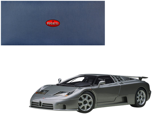 Bugatti EB110 SS Super Sport Grigio Metalizzatto Silver Metallic with Wheels 1/18 Model Car by Autoart <h2>Bugatti Autoart</h2> <p>High-quality diecast perfect for collectors and enthusiasts. Features