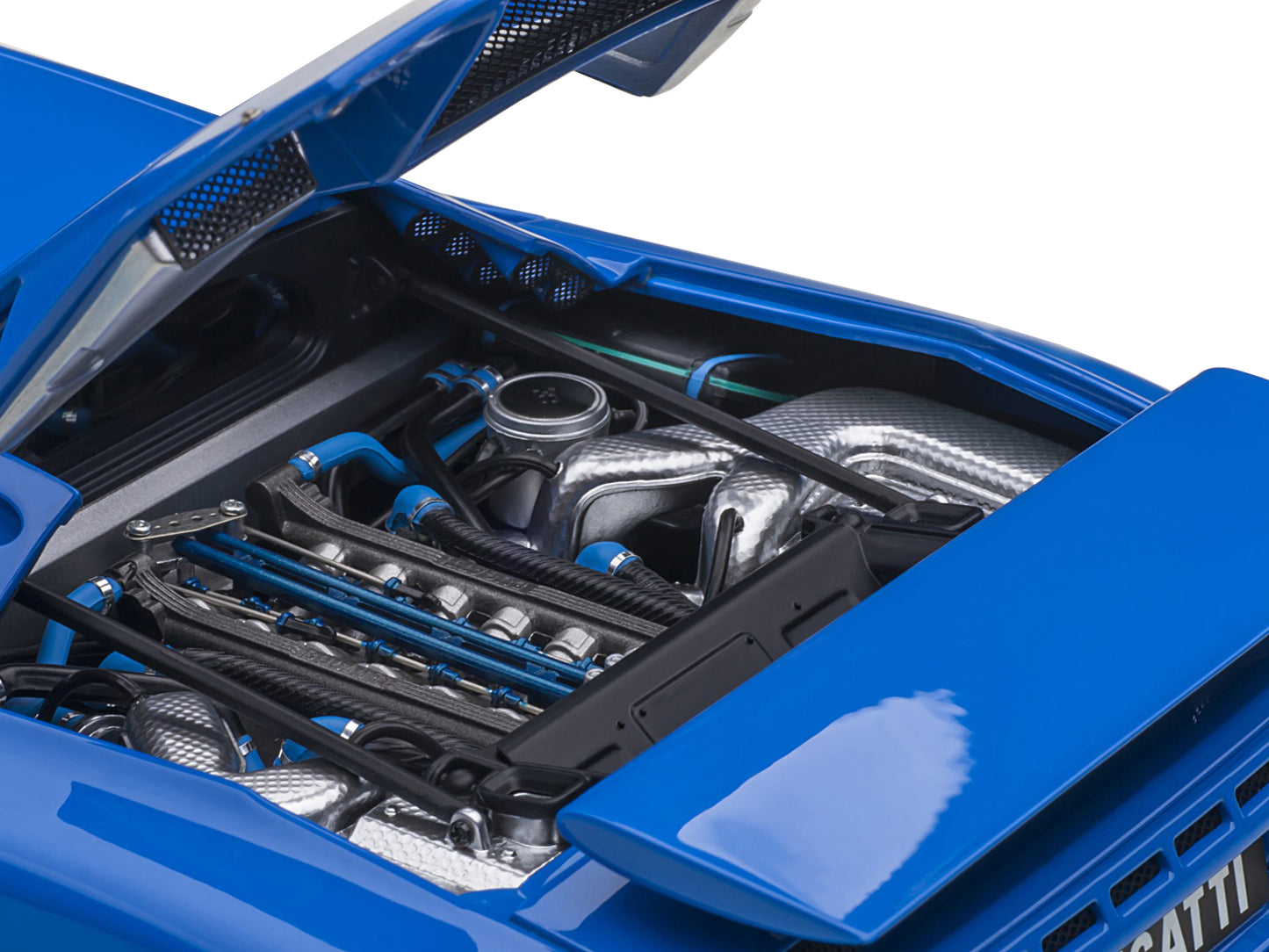 Bugatti EB110 SS Super Sport French Racing Blue with Silver Wheels 1/18 Model Car by Autoart <h2>Bugatti Autoart</h2> <p>High-quality diecast perfect for collectors and enthusiasts. Features detailed