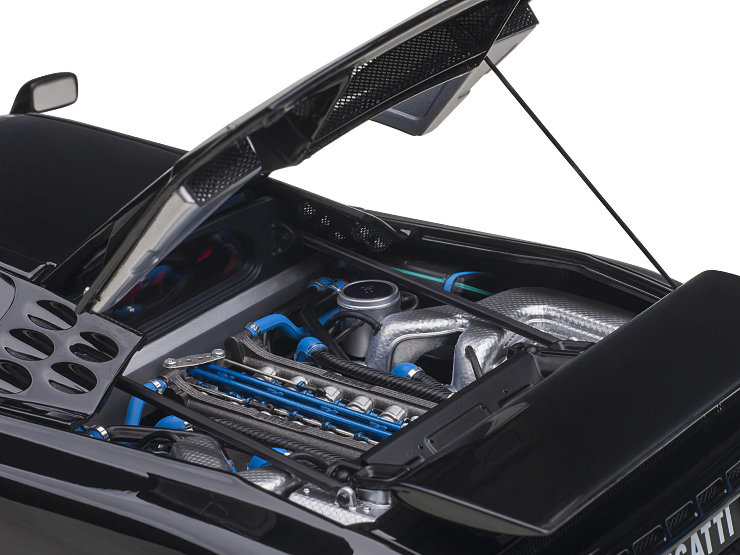Bugatti EB110 SS Super Sport Nero Vernice Black with Red Interior and Silver Wheels 1/18 Model Car by Autoart <h2>Bugatti Autoart</h2> <p>High-quality diecast perfect for collectors enthusiasts. Featu
