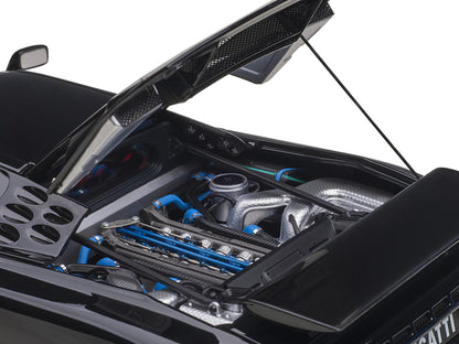 Bugatti EB110 SS Super Sport Nero Vernice Black with Red Interior and Silver Wheels 1/18 Model Car by Autoart <h2>Bugatti Autoart</h2> <p>High-quality diecast perfect for collectors enthusiasts. Featu