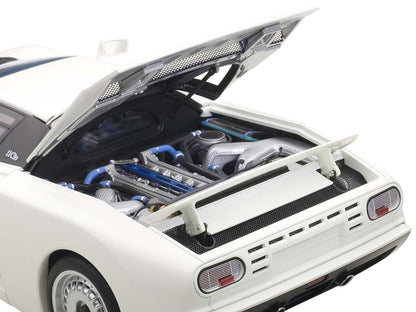 Bugatti EB110 GT White 1/18 Diecast Model Car by Autoart <h2>Bugatti Autoart</h2> <p>High-quality perfect for collectors and enthusiasts. Features detailed interior exterior craftsmanship, realistic p