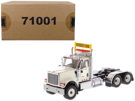International HX520 Day Cab Tandem Tractor White 1/50 T&y Diecast Model by T&y Diecast Masters