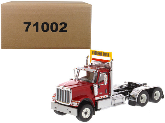 International HX520 Day Cab Tandem Tractor Red 1/50 T&y Diecast Model by T&y Diecast Masters