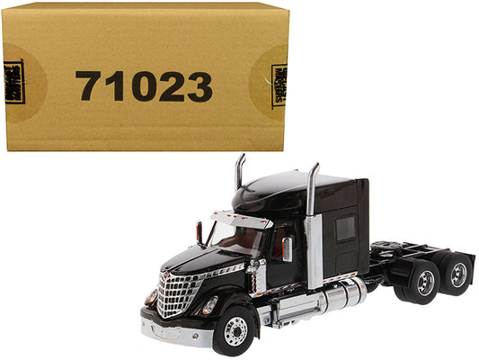 International LoneStar Sleeper Cab Truck Tractor Black 1/50 T&y Diecast Model by T&y Diecast Masters