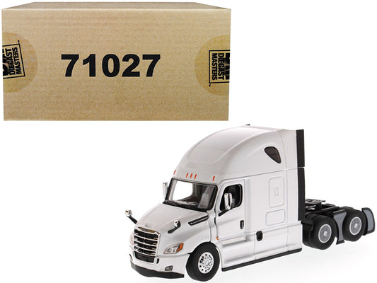 Freightliner New Cascadia Sleeper Cab Truck Tractor Pearl White 1/50 T&y Diecast Model by T&y Diecast Masters