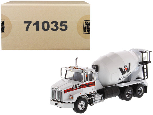 Western Star 4700 SB Concrete Mixer Truck White 1/50 Diecast Model by Masters <h2>Western Masters</h2> <p>High-quality car perfect for collectors and enthusiasts. Features detailed interior exterior c