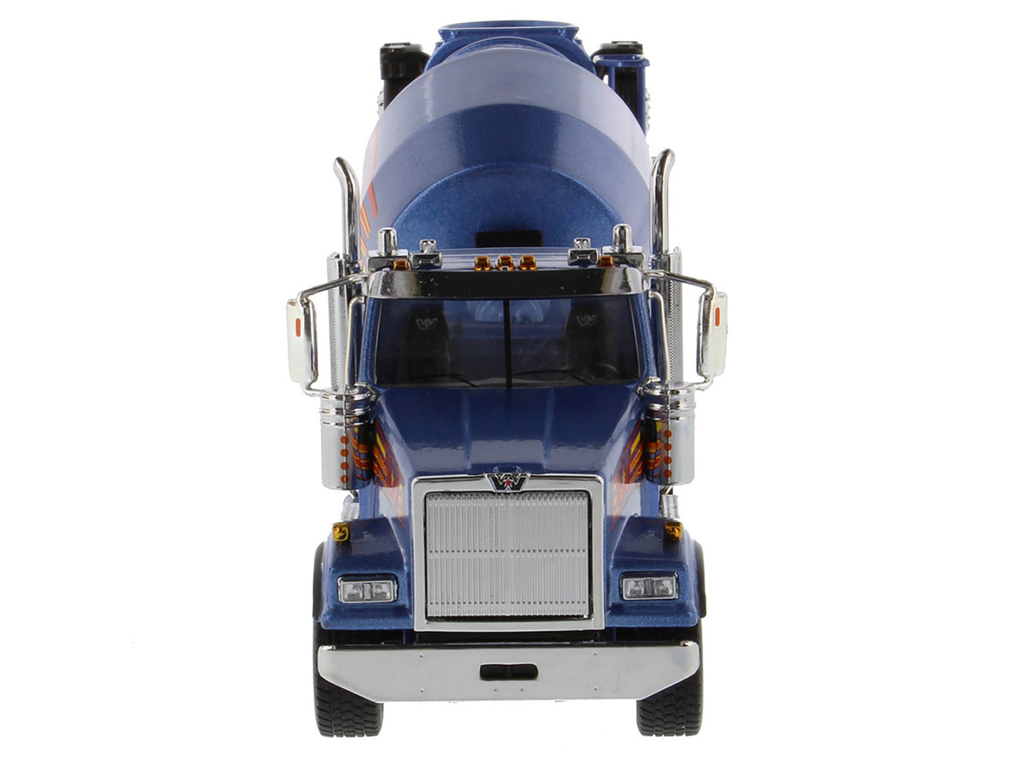Western Star 4900 with Bridgemaster McNeilus Mixer Blue Metallic "Transport Series" 1/50 Diecast Model by Masters <h2>Western Masters</h2> <p>High-quality car perfect for collectors and enthusiasts. F