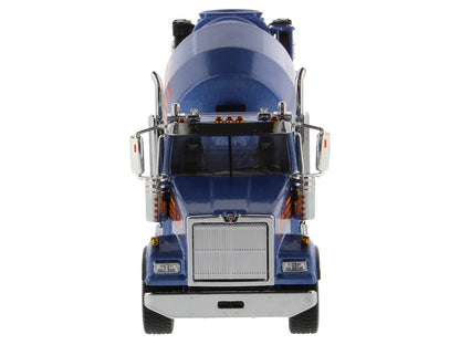Western Star 4900 with Bridgemaster McNeilus Mixer Blue Metallic "Transport Series" 1/50 Diecast Model by Masters <h2>Western Masters</h2> <p>High-quality car perfect for collectors and enthusiasts. F