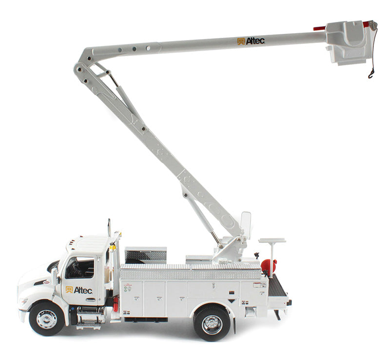 Peterbilt 536 Truck with Altec AA55 Aerial Service Body White "Transport Series" 1/32 Diecast Model by Masters <h2>Peterbilt Masters</h2> <p>High-quality car perfect for collectors and enthusiasts. Fe