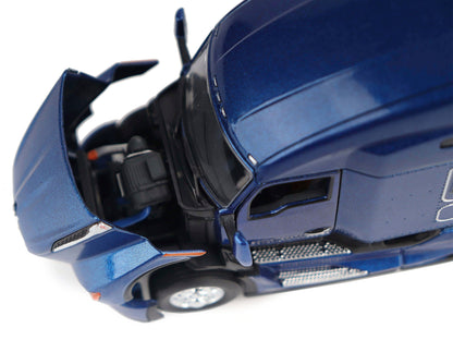 Kenworth T680 Truck Tractor Deep Cerulean Blue Metallic "Transport Series" 1/50 Diecast Model by Masters <h2>Kenworth Masters</h2> <p>High-quality car perfect for collectors and enthusiasts. Features