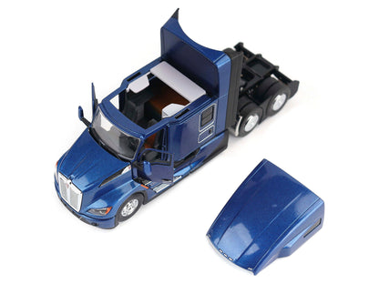 Kenworth T680 Truck Tractor Deep Cerulean Blue Metallic "Transport Series" 1/50 Diecast Model by Masters <h2>Kenworth Masters</h2> <p>High-quality car perfect for collectors and enthusiasts. Features