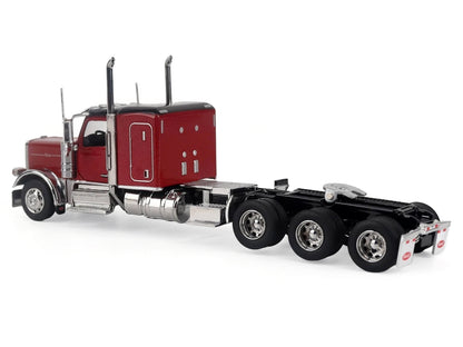 Peterbilt 589 Tridem-Axle Legendary Package Truck Tractor with 58" Sleeper Legendary Red "Transport Series" 1/64 T&y Diecast Model by T&y Diecast Masters