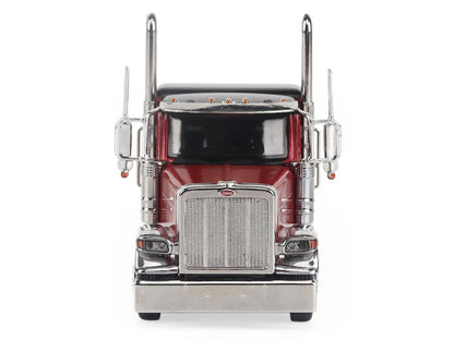 Peterbilt 589 Tridem-Axle Legendary Package Truck Tractor with 58" Sleeper Legendary Red "Transport Series" 1/64 T&y Diecast Model by T&y Diecast Masters