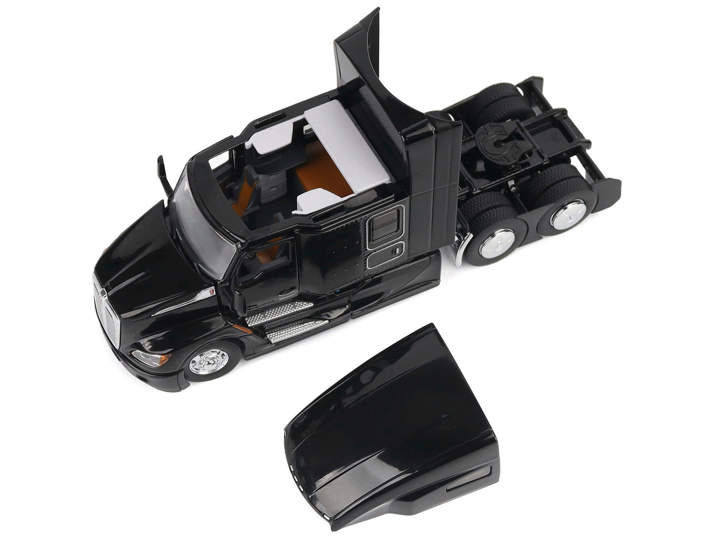 Kenworth T680 76" High Roof Sleeper Cab Truck Tractor Black "Transport Series" 1/50 Diecast Model by Masters <h2>Kenworth Masters</h2> <p>High-quality car perfect for collectors and enthusiasts. Featu