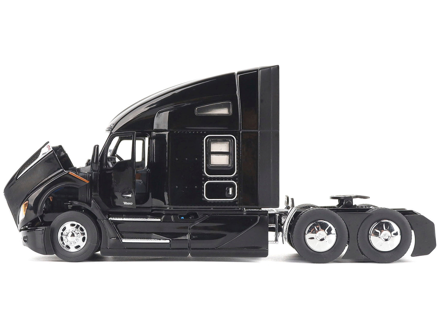 Kenworth T680 76" High Roof Sleeper Cab Truck Tractor Black "Transport Series" 1/50 Diecast Model by Masters <h2>Kenworth Masters</h2> <p>High-quality car perfect for collectors and enthusiasts. Featu