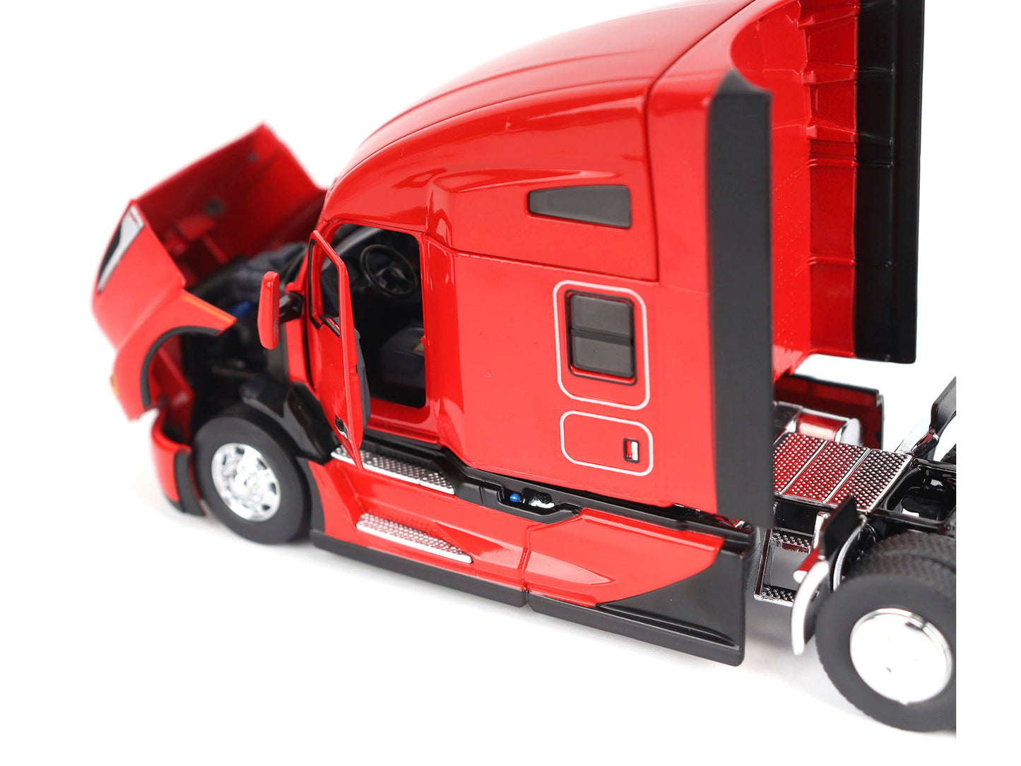 Kenworth T680 76" High Roof Sleeper Cab Truck Tractor Viper Red "Transport Series" 1/50 Diecast Model by Masters <h2>Kenworth Masters</h2> <p>High-quality car perfect for collectors and enthusiasts. F