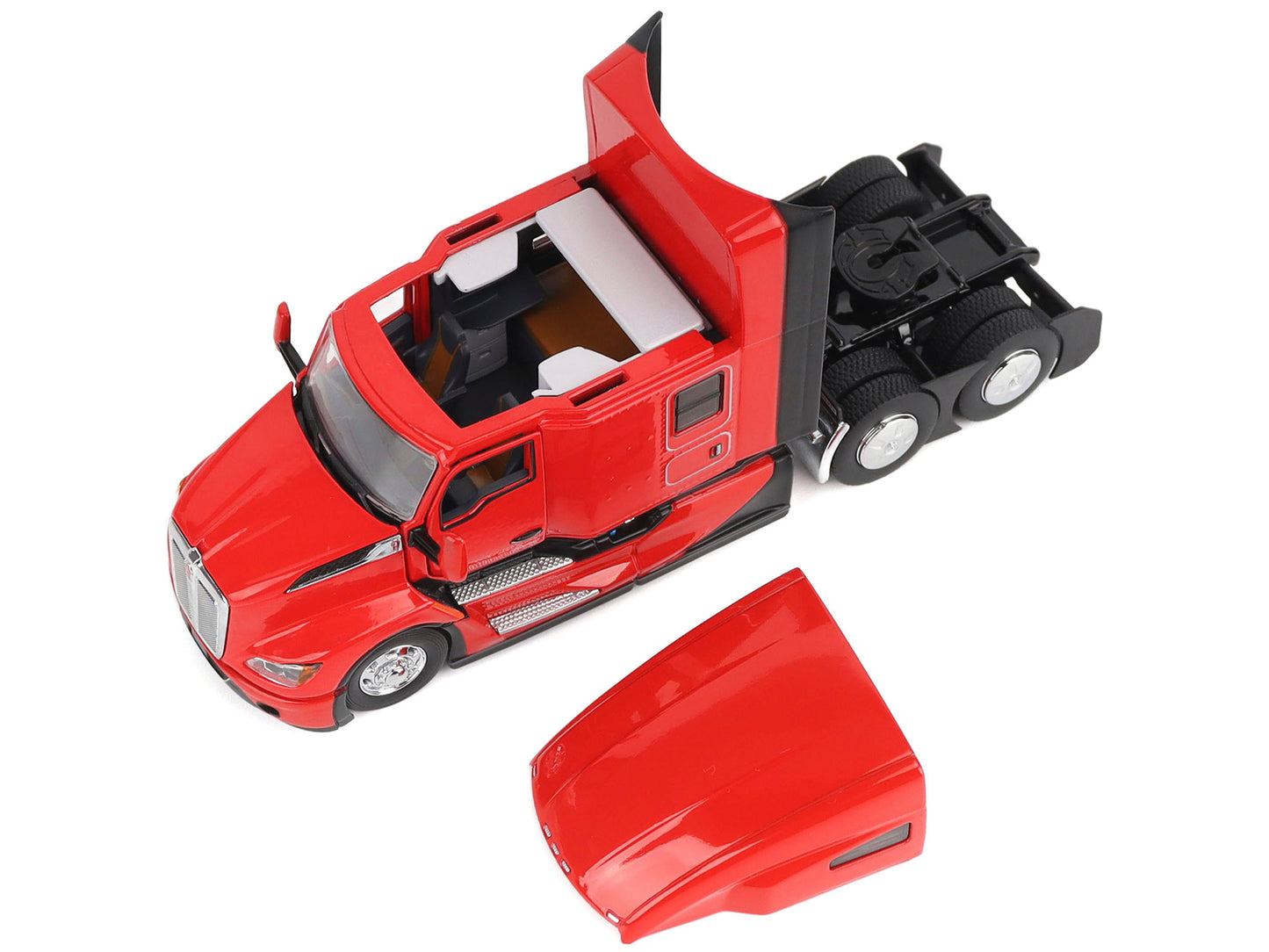Kenworth T680 76" High Roof Sleeper Cab Truck Tractor Viper Red "Transport Series" 1/50 Diecast Model by Masters <h2>Kenworth Masters</h2> <p>High-quality car perfect for collectors and enthusiasts. F