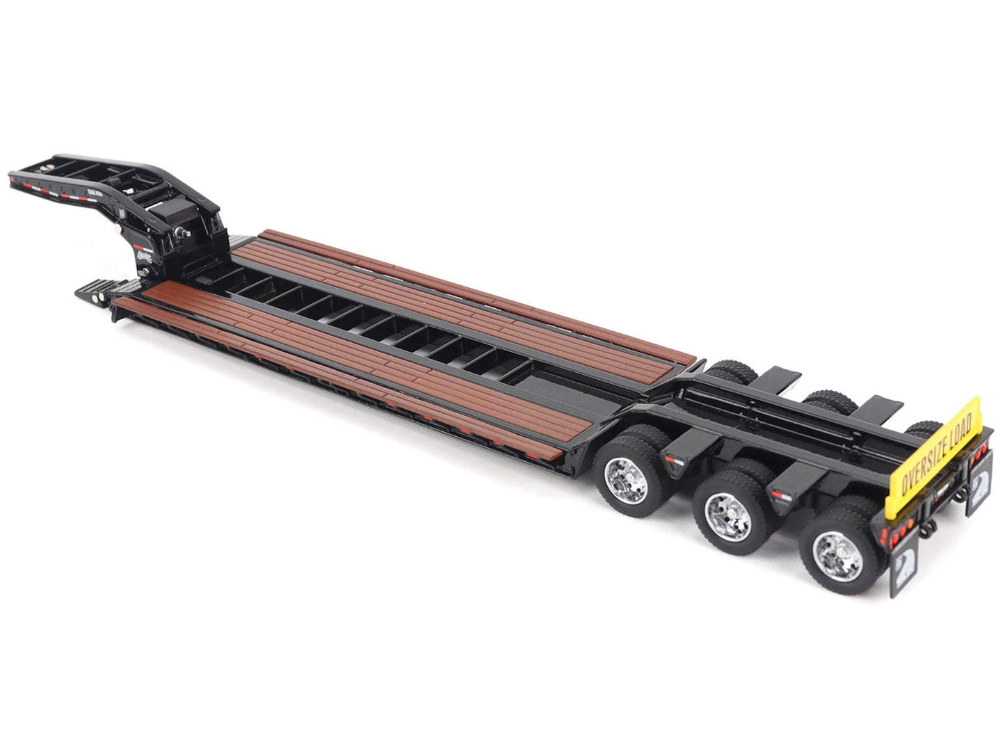 Trail King TK120 Hydraulic Detachable Gooseneck Lowboy Trailer Black (Outrigger Version) "Transport Series" 1/50 Diecast Model by Masters <h2>Trail Masters</h2> <p>High-quality car perfect for collect