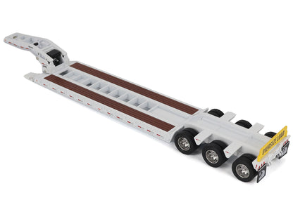 Trail King TK120 Hydraulic Detachable Gooseneck Lowboy Trailer White (Regular Version) "Transport Series" 1/50 Diecast Model by Masters <h2>Trail Masters</h2> <p>High-quality car perfect for collector