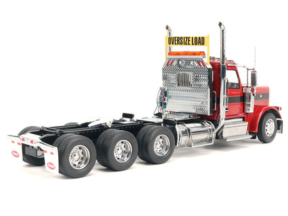 Peterbilt 589 Tridem-Axle Truck Tractor with Day Cab Legendary Red "Transport Series" 1/32 Diecast Model by Masters <h2>Peterbilt Masters</h2> <p>High-quality car perfect for collectors and enthusiast