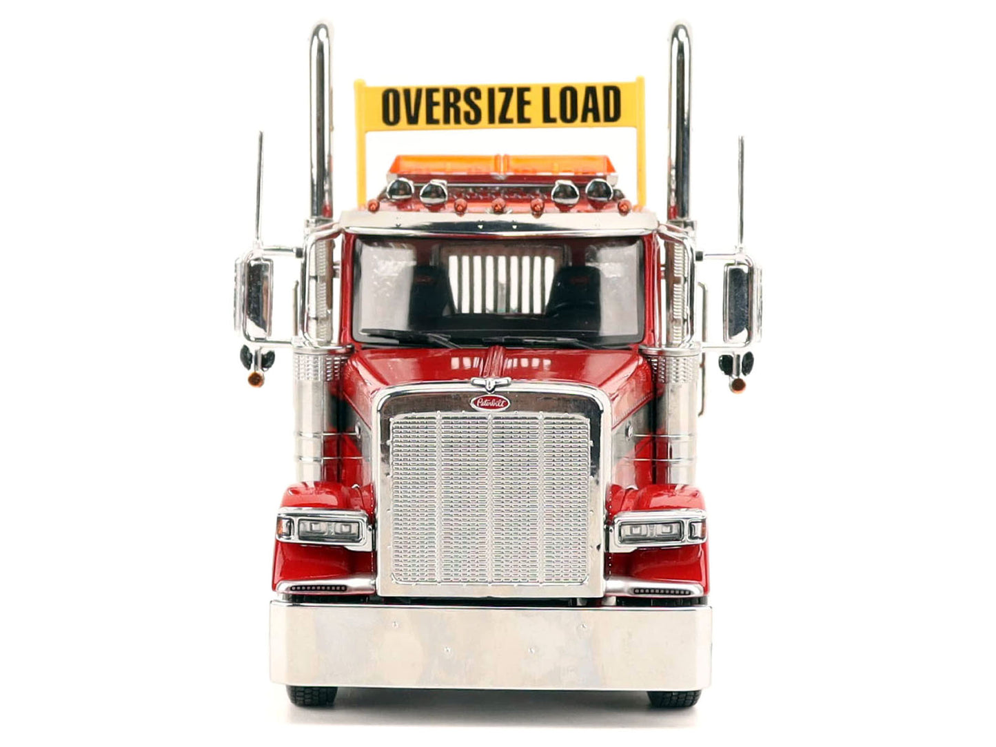 Peterbilt 589 Tridem-Axle Truck Tractor with Day Cab Legendary Red "Transport Series" 1/32 Diecast Model by Masters <h2>Peterbilt Masters</h2> <p>High-quality car perfect for collectors and enthusiast