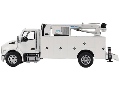 Kenworth T380 Auto-Crane Titan 85-Body HC14-Crane Work Truck with Miller EnPak White "Transport Series" 1/50 Diecast Model by Masters <h2>Kenworth Masters</h2> <p>High-quality car perfect for collecto