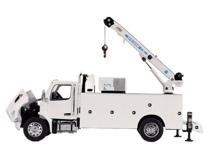Peterbilt 536 Auto-Crane Titan85-Body HC14-Crane Work Truck with Miller EnPak White "Transport Series" 1/50 Diecast Model by Masters <h2>Peterbilt Masters</h2> <p>High-quality car perfect for collecto
