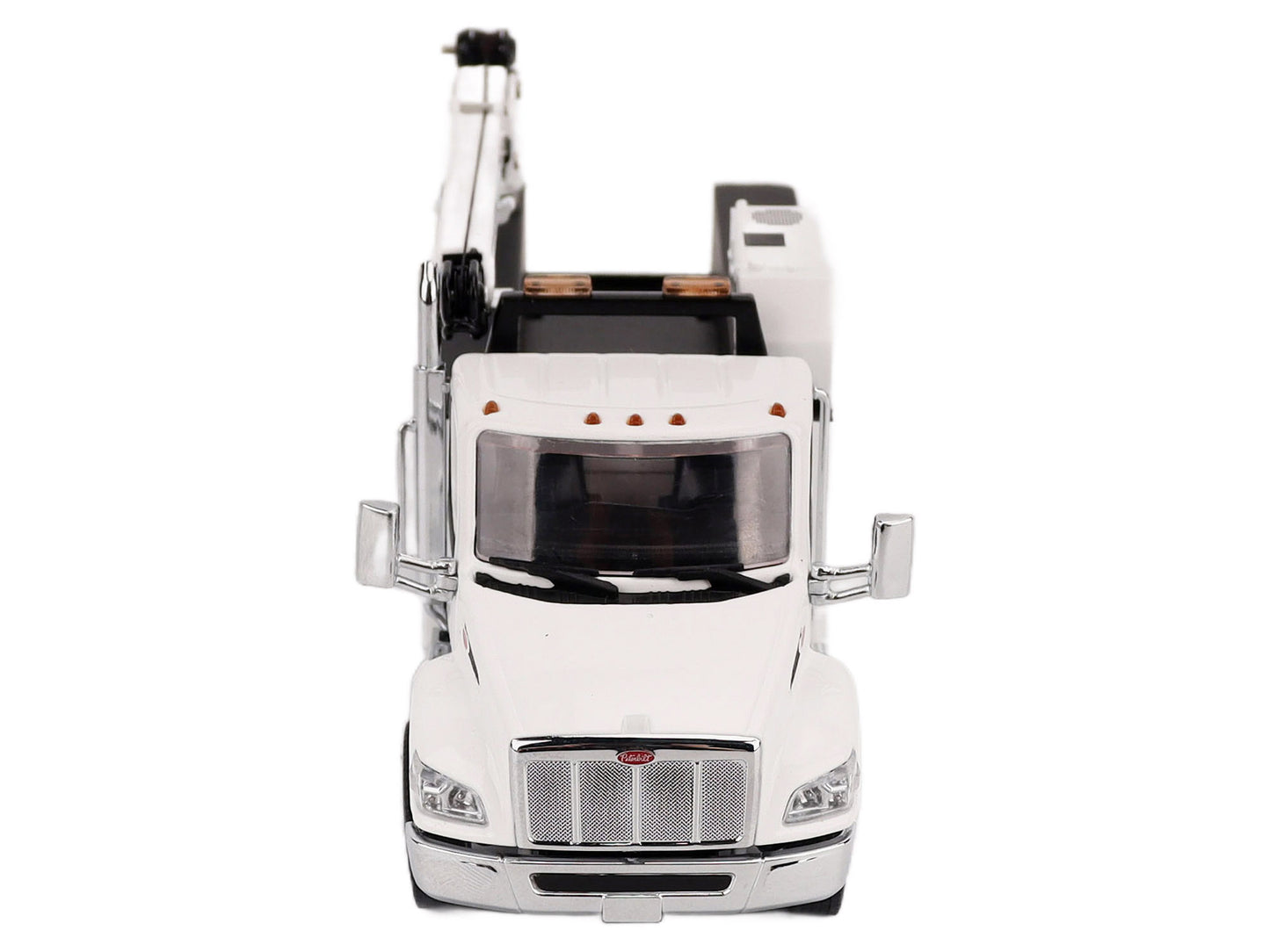 Peterbilt 536 Auto-Crane Titan85-Body HC14-Crane Work Truck with Miller EnPak White "Transport Series" 1/50 Diecast Model by Masters <h2>Peterbilt Masters</h2> <p>High-quality car perfect for collecto
