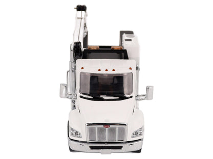 Peterbilt 536 Auto-Crane Titan85-Body HC14-Crane Work Truck with Miller EnPak White "Transport Series" 1/50 Diecast Model by Masters <h2>Peterbilt Masters</h2> <p>High-quality car perfect for collecto